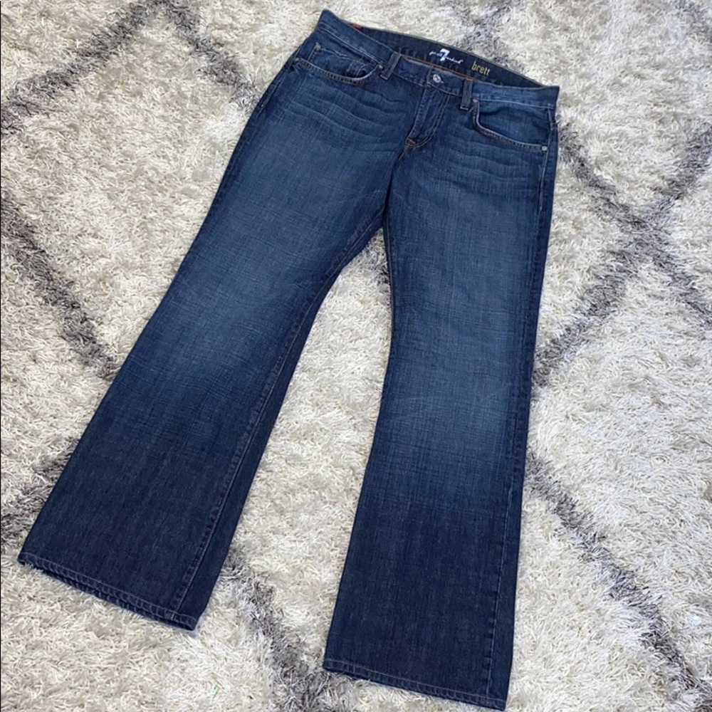 7 For All Mankind Brett flare leg jeans